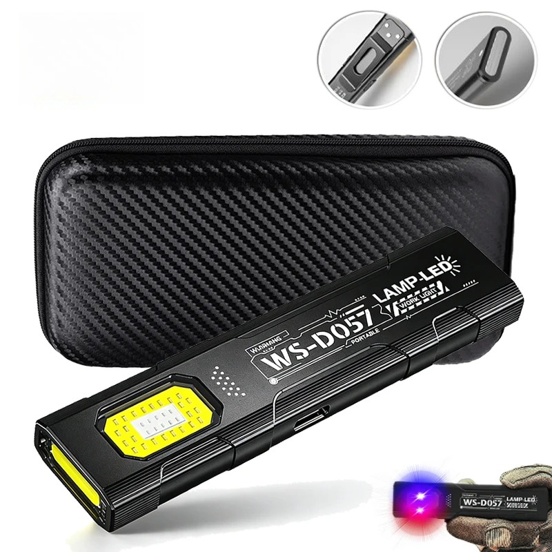 Hanging Outdoor Lighting - LED Keychain Flashlight USB C Rechargeable