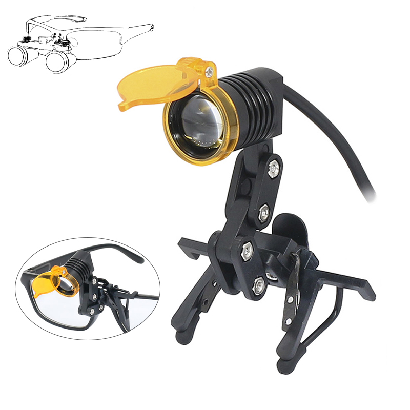 Outdoor Lighting Yellow - 3W LED Dental Headlight Medical Oral
