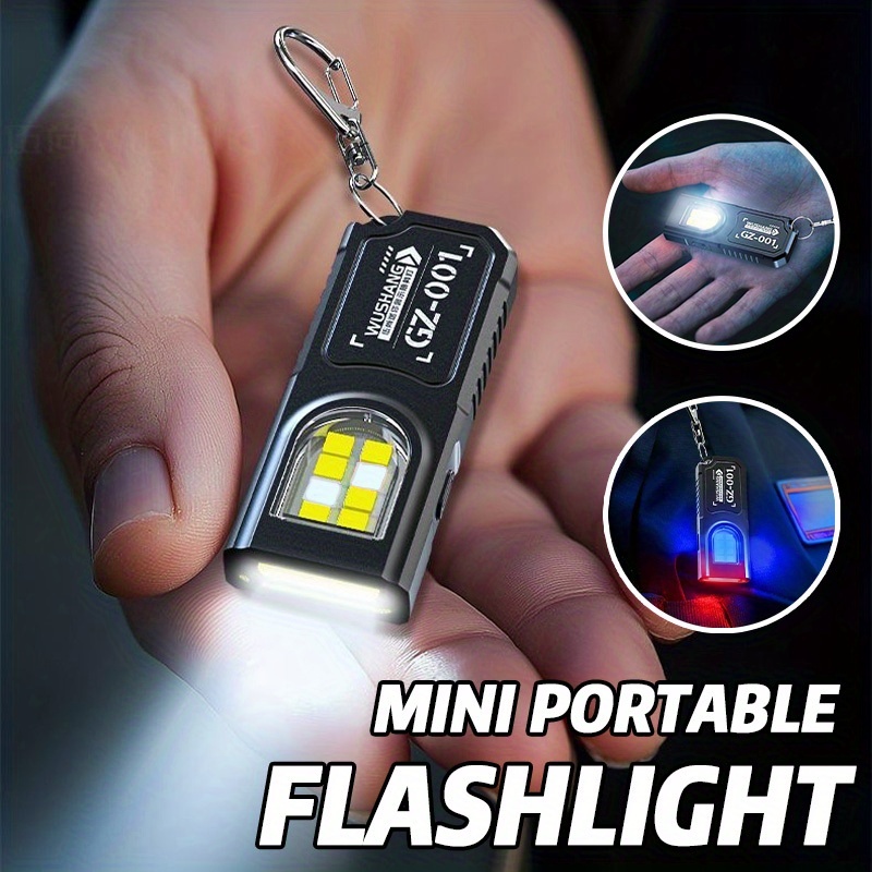 Hanging Outdoor Lighting - Powerful Mini COB LED Keychain Flashlight