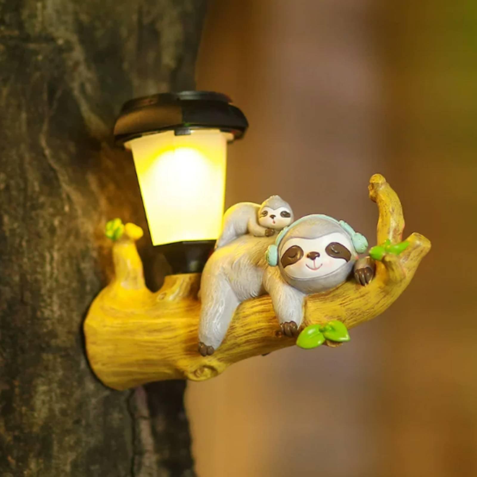Hanging Outdoor Lighting - Resin Solar Outdoor Hanging Light Animal