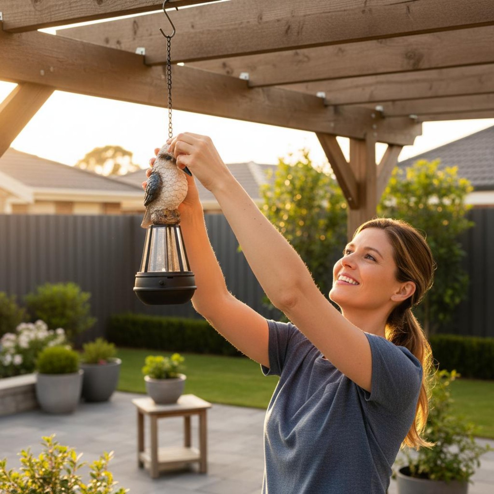 Hanging Outdoor Lighting - Solar Avian Hanging Lamp Energy-Saving Solar