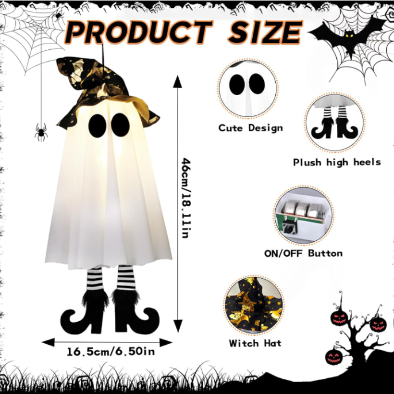 1/3pcs Halloween LED Light Up  - Outdoor Lighting On House recension och pris