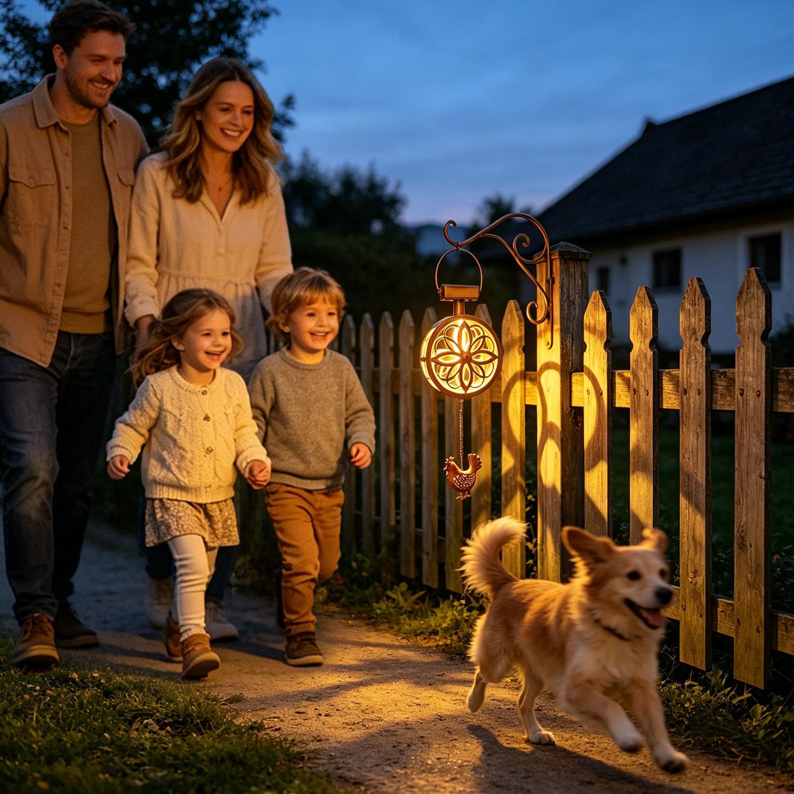 Solar Outdoor Hanging Pendant  - Outdoor Lighting Yellow recension och pris
