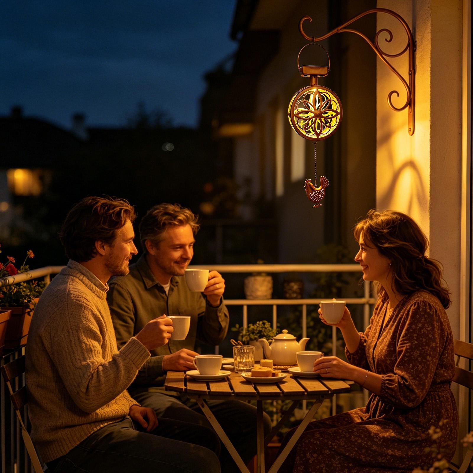 Solar Outdoor Hanging Pendant  - Outdoor Lighting Yellow recension och pris
