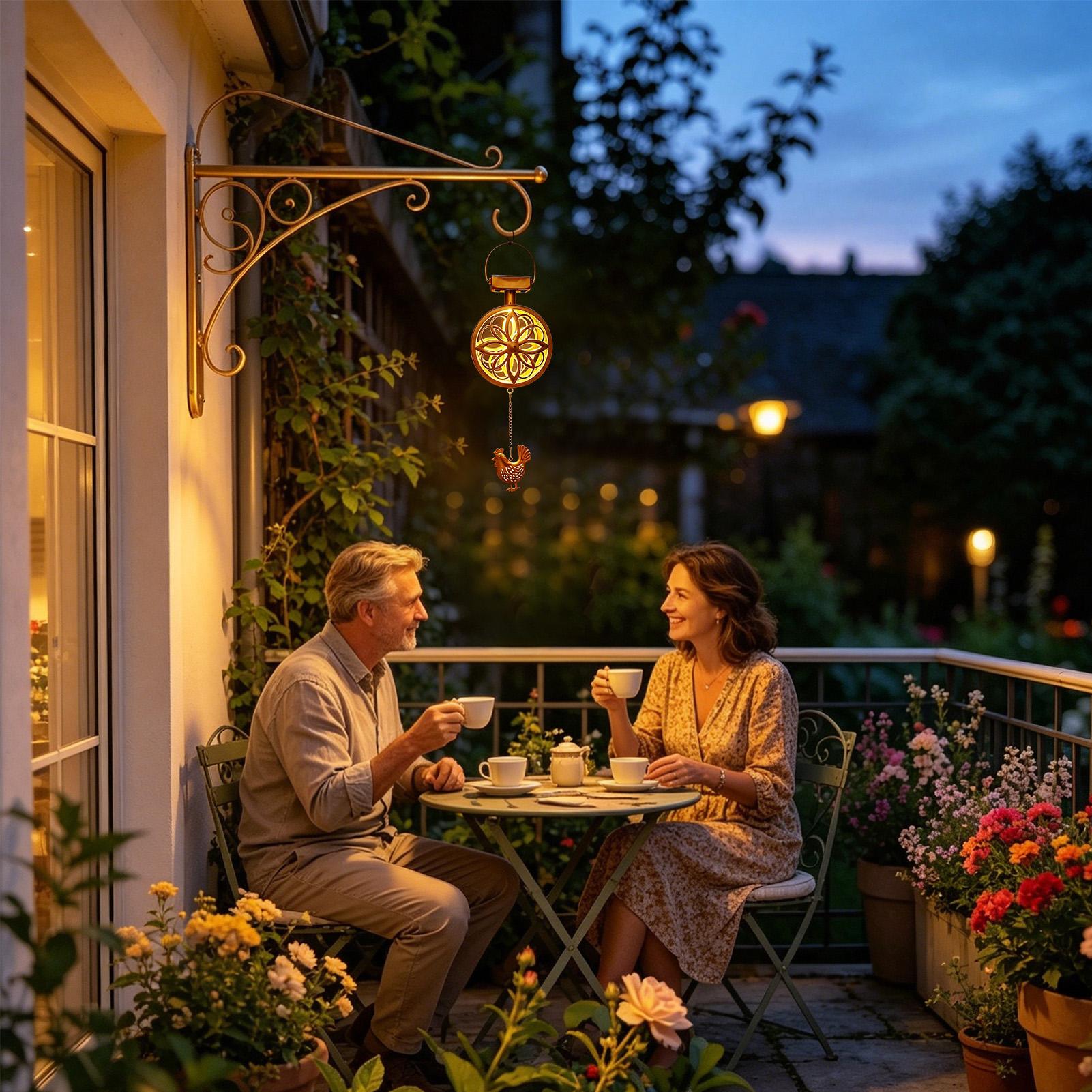 Solar Outdoor Hanging Pendant  - Outdoor Lighting Yellow recension och pris