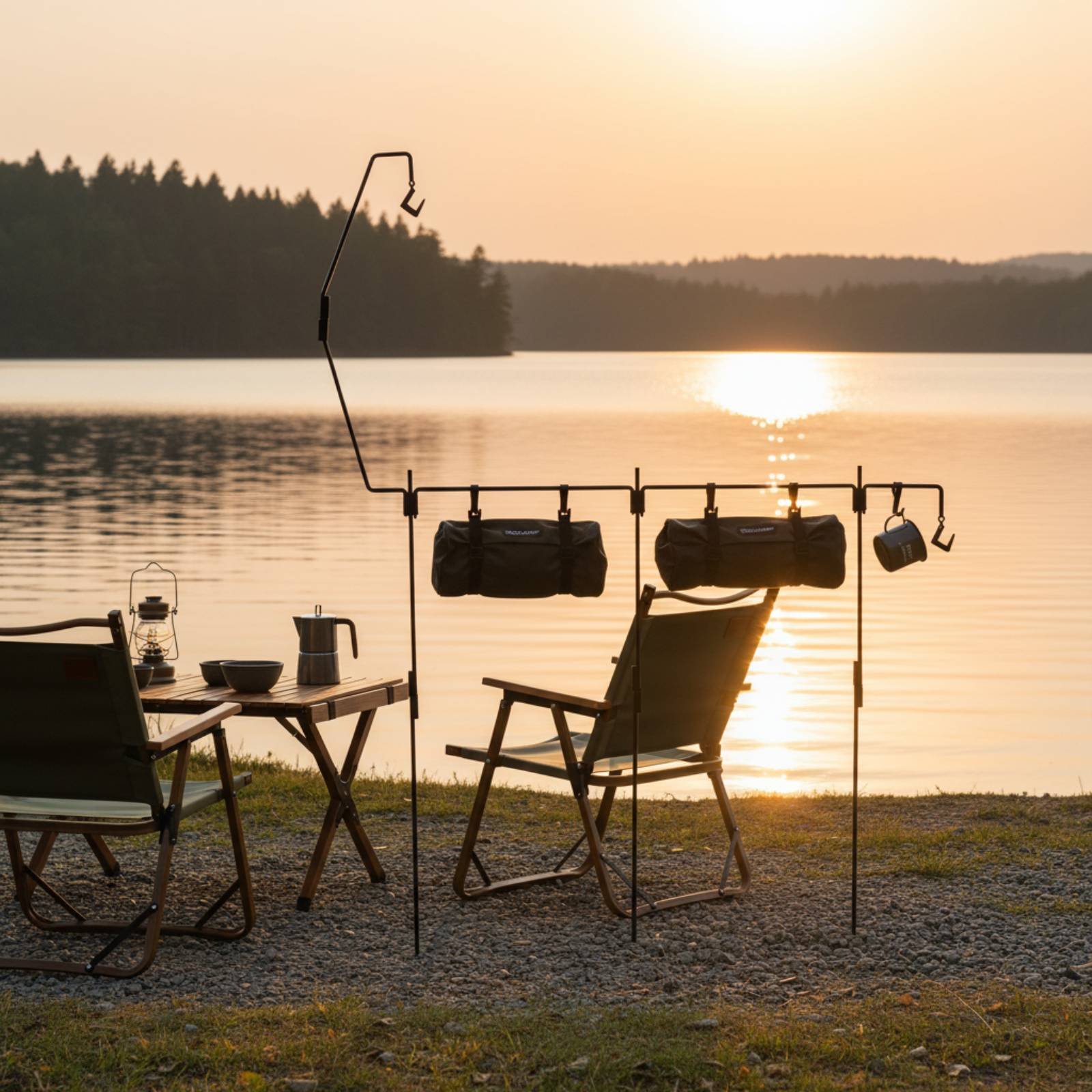 Camping Lantern Stand Detachab - Hanging Outdoor Lighting recension och pris