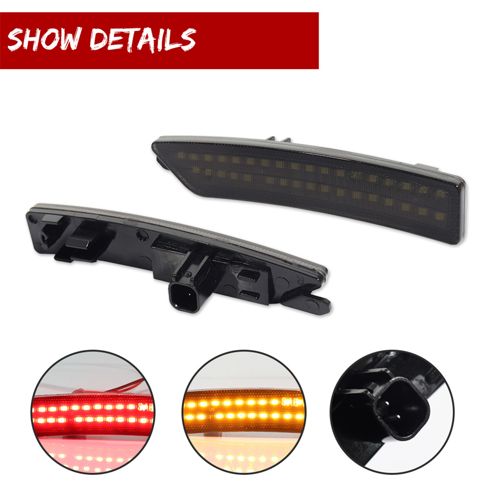 Car LED Front / Rear Fender Si - Outdoor Lighting Yellow recension och pris