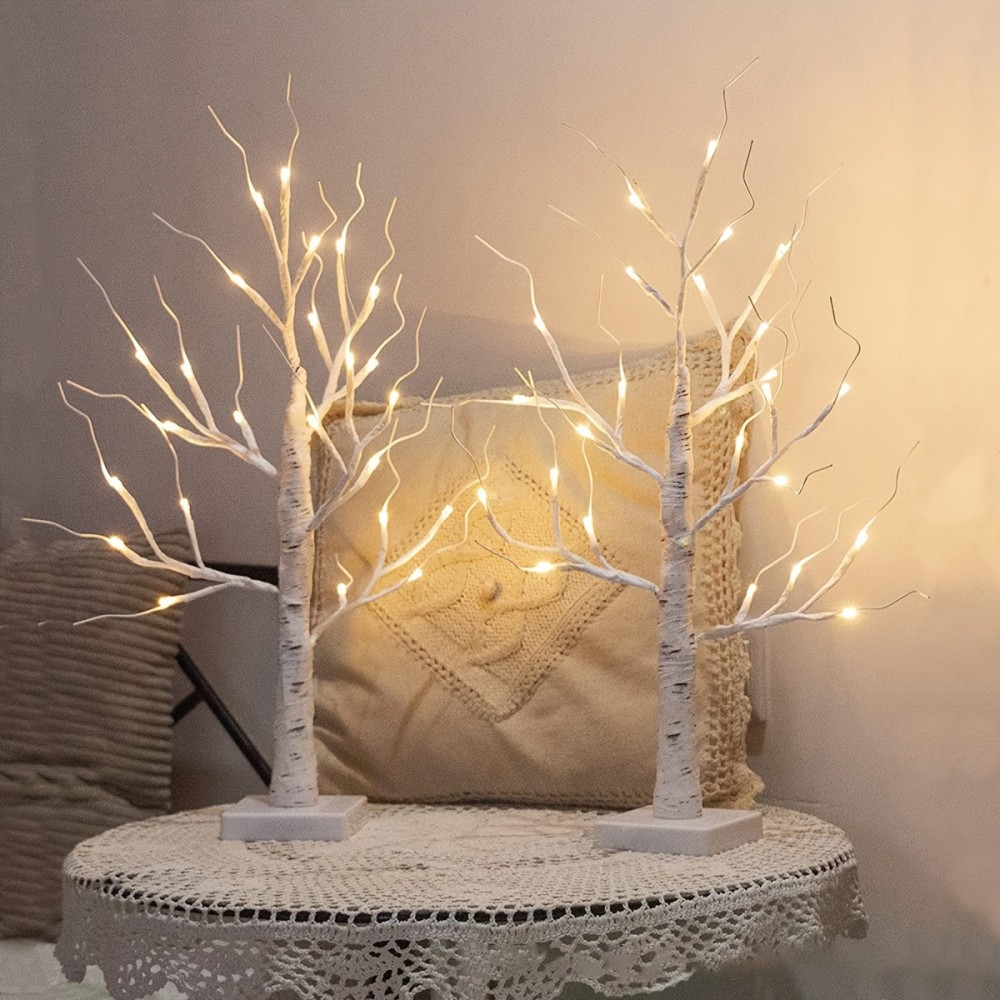 LED Illuminated Birch Tree Lig - Outdoor Lighting On House recension och pris