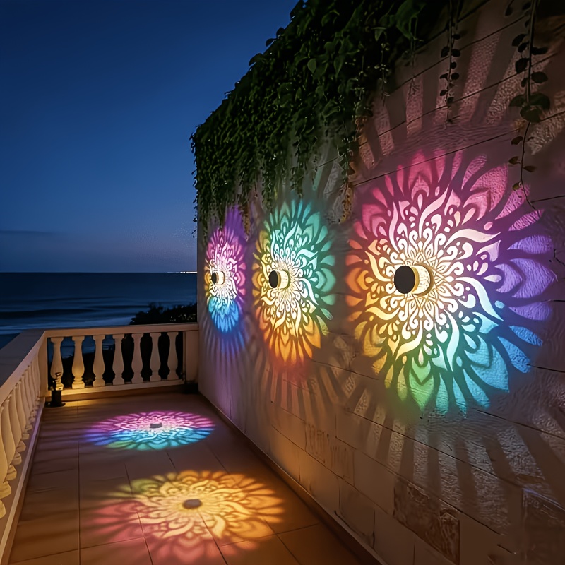 1/2/4 Packs Solar Fence Lights - Wall Lighting Outdoor recension och pris