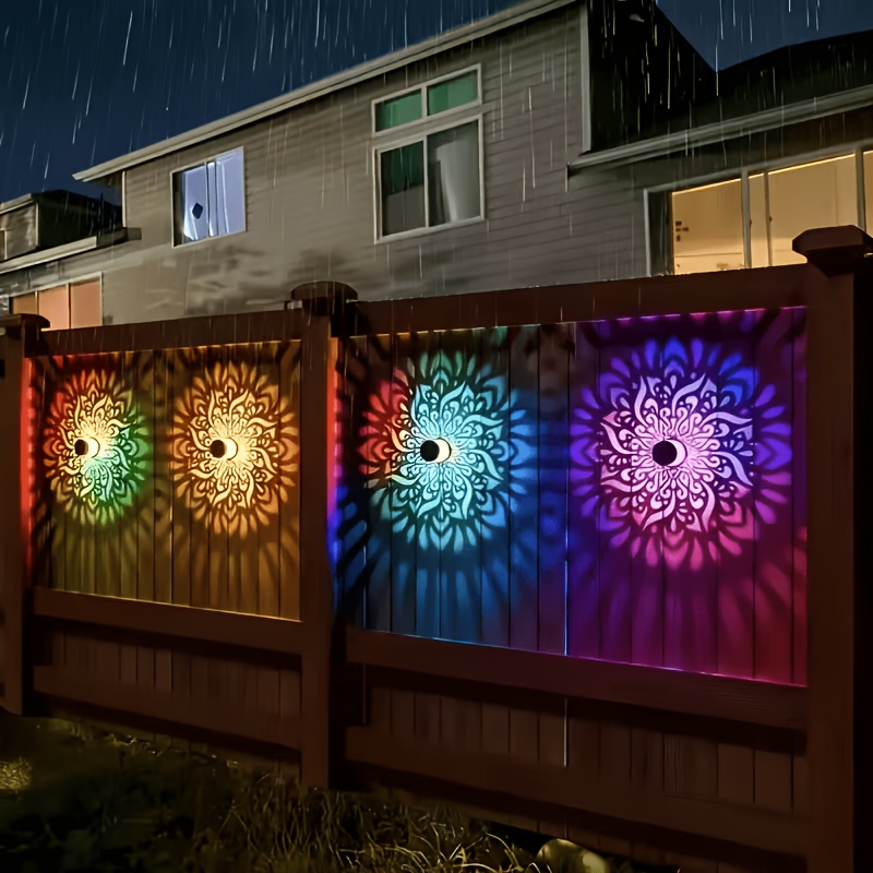 1/2/4 Packs Solar Fence Lights - Wall Lighting Outdoor recension och pris