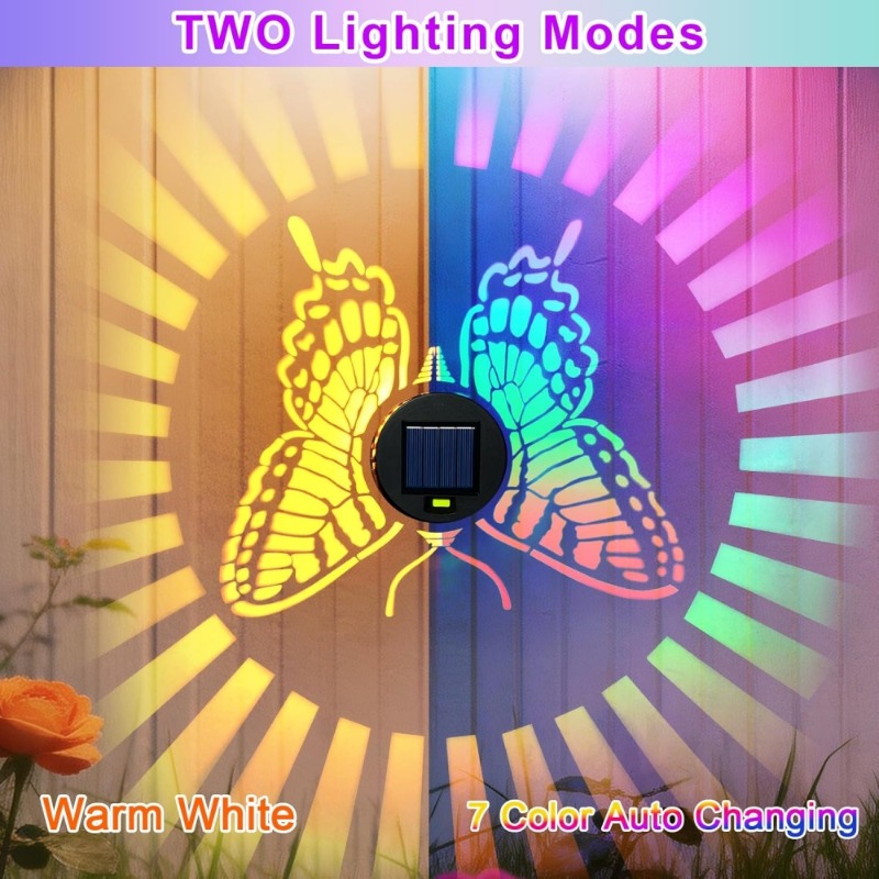 Decorative Solar Butterfly Lig - Deck Step Light recension och pris