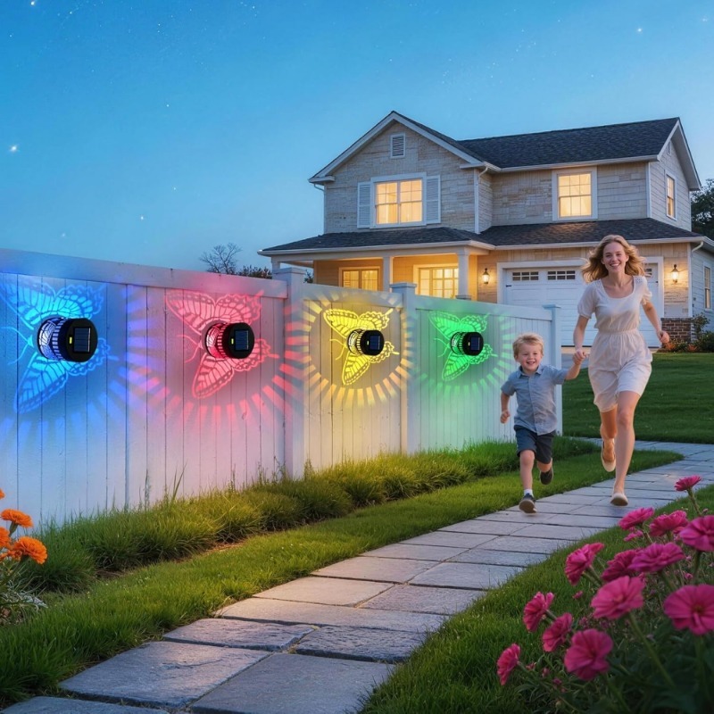 Decorative Solar Butterfly Lig - Deck Step Light recension och pris