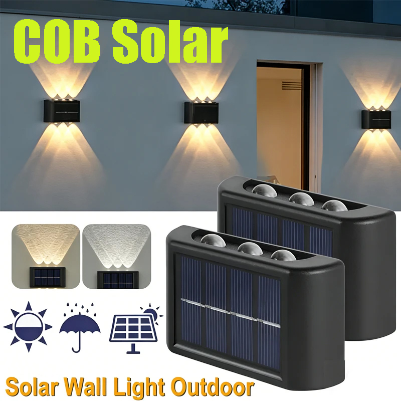 COB Solar Wall Lamp Outdoor Wa - Wall Lighting Outdoor recension och pris