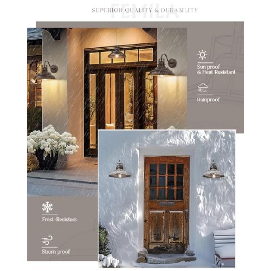 Outdoor Barn Light Fixture, Ex - Wall Lighting Outdoor recension och pris