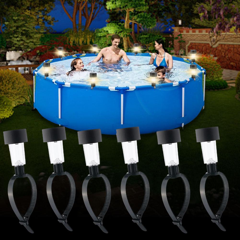 Solar Powered LED Pool Lights  - Outdoor Lighting Ground recension och pris