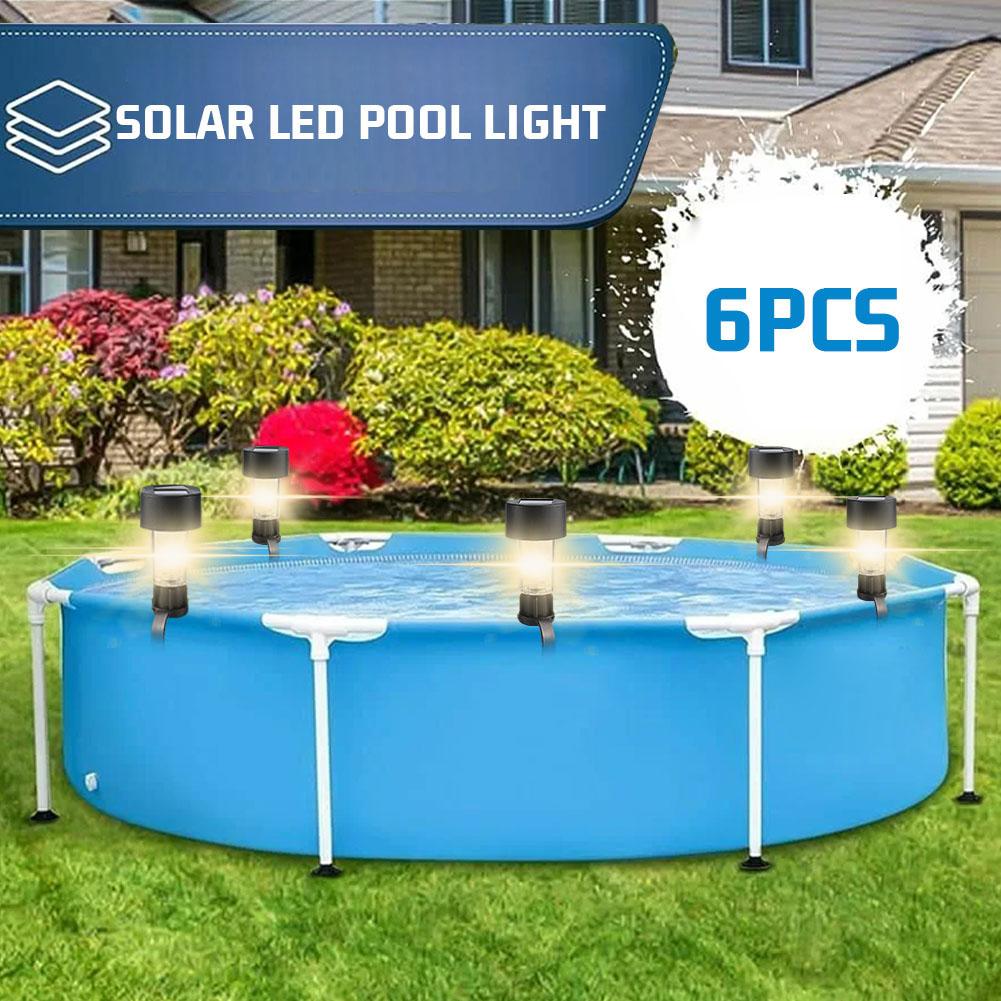 Solar Powered LED Pool Lights  - Outdoor Lighting Ground recension och pris