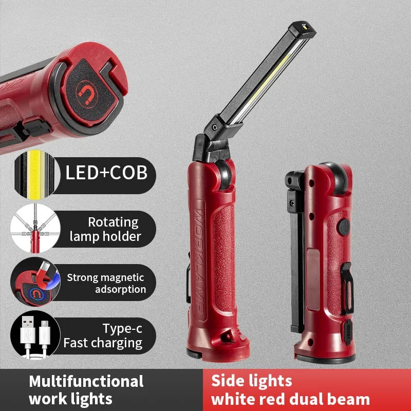 COB LED Work Light Rechargeabl - Hanging Outdoor Lighting recension och pris