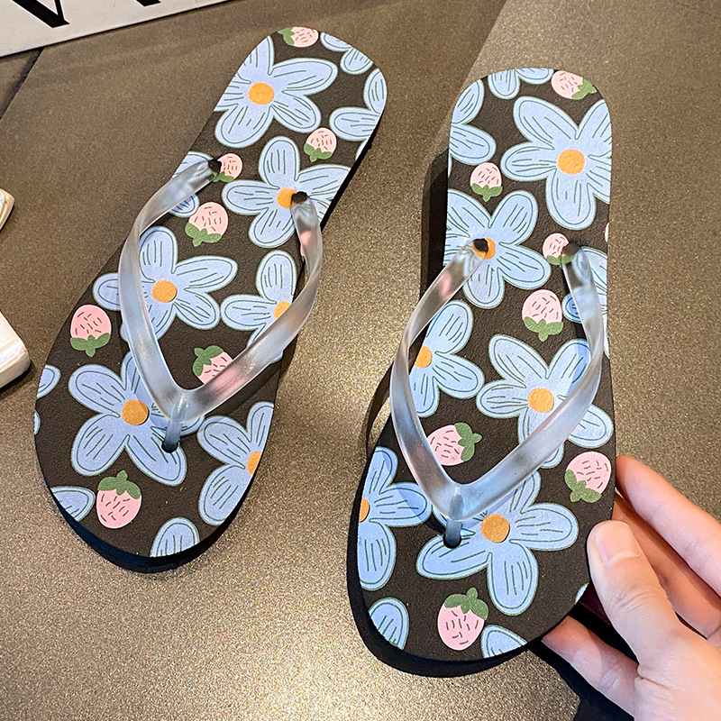 New Flower Beach Slippers Wome - Outdoor Lighting On House recension och pris
