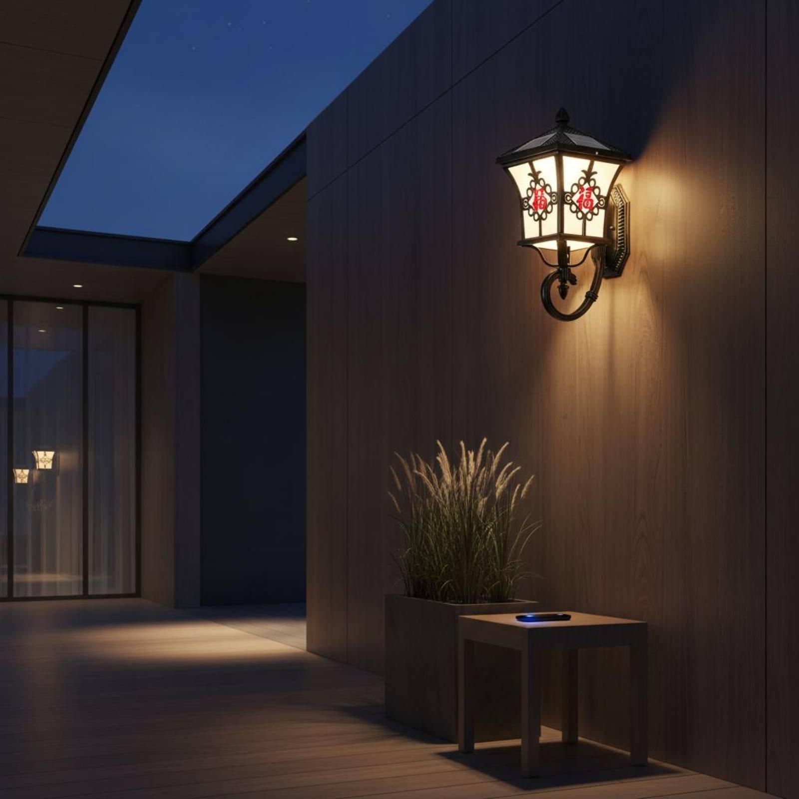 Solar Led Outdoor Wall Lamp El - Wall Lighting Outdoor recension och pris