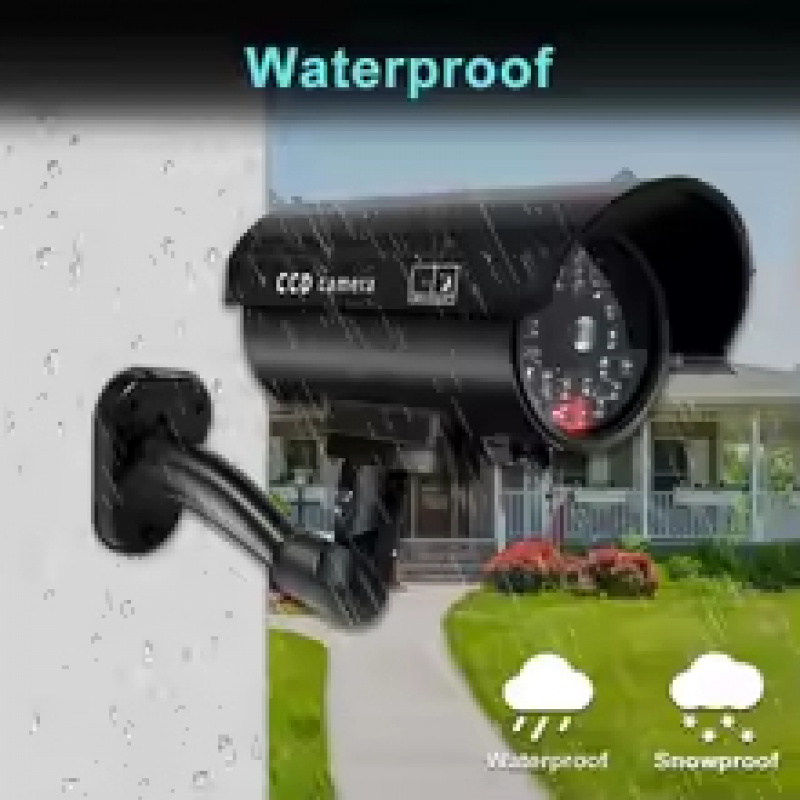 Simulation Fake Bullet Camera  - Outdoor Lighting On House recension och pris