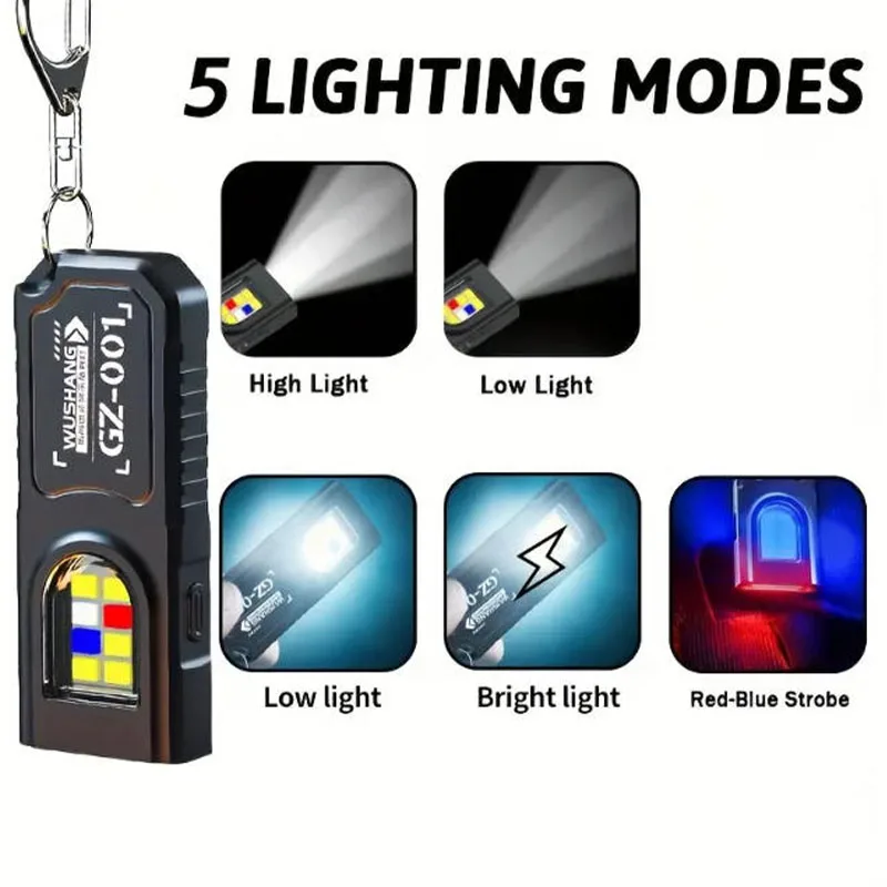Powerful Mini COB LED Keychain - Hanging Outdoor Lighting recension och pris