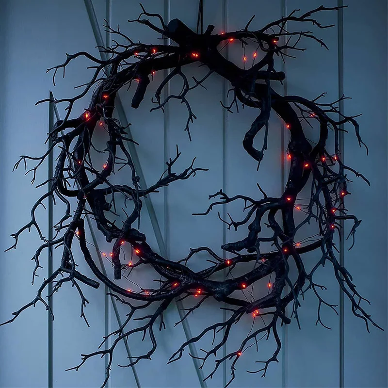 Halloween Decoration Wreath De - Outdoor Lighting On House recension och pris