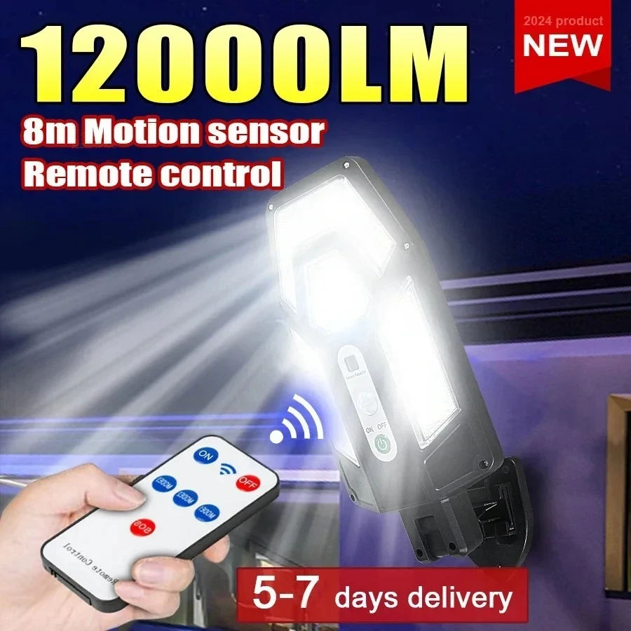 12000LM Powerful Solar Wall La - Outdoor Lighting Ground recension och pris