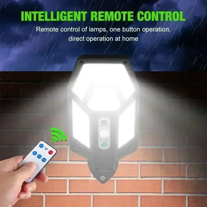 12000LM Powerful Solar Wall La - Outdoor Lighting Ground recension och pris