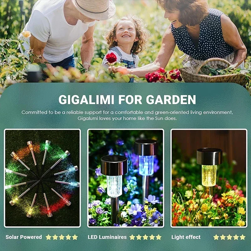 Solar Outdoor Lights Garden La - Outdoor Lighting Ground recension och pris