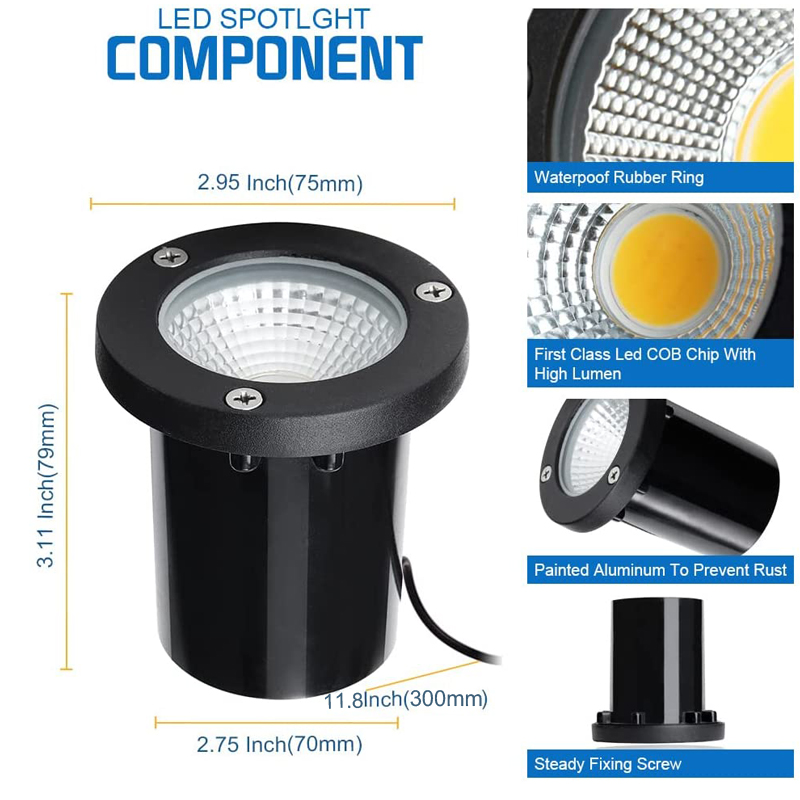 Landscape Lights LED In-Ground - Deck Step Light recension och pris