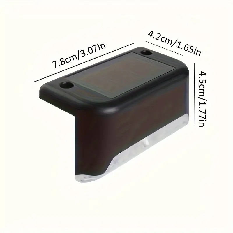 16 PCs of Solar Outdoor Deck L - Deck Step Light recension och pris