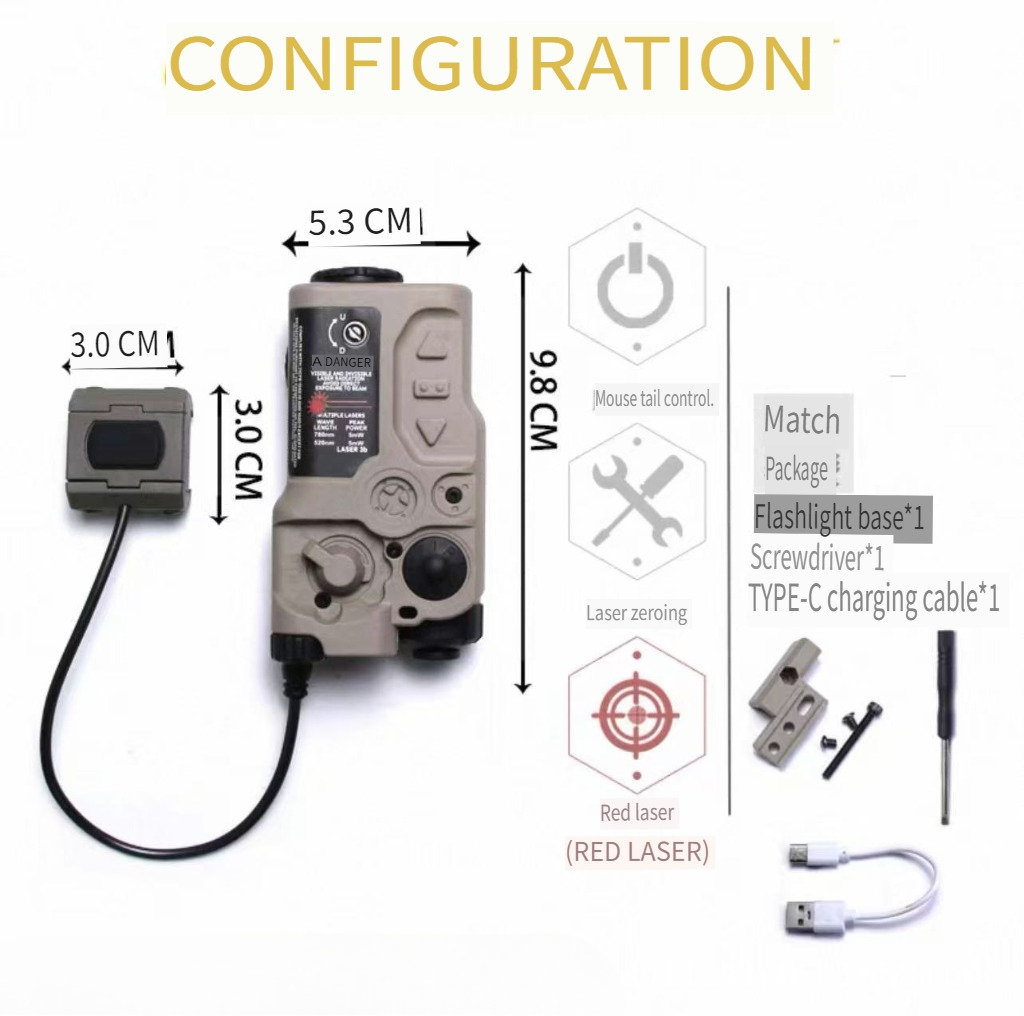 RAID-X RG Tactical Light Modul - Outdoor Lighting Replacement Parts recension och pris
