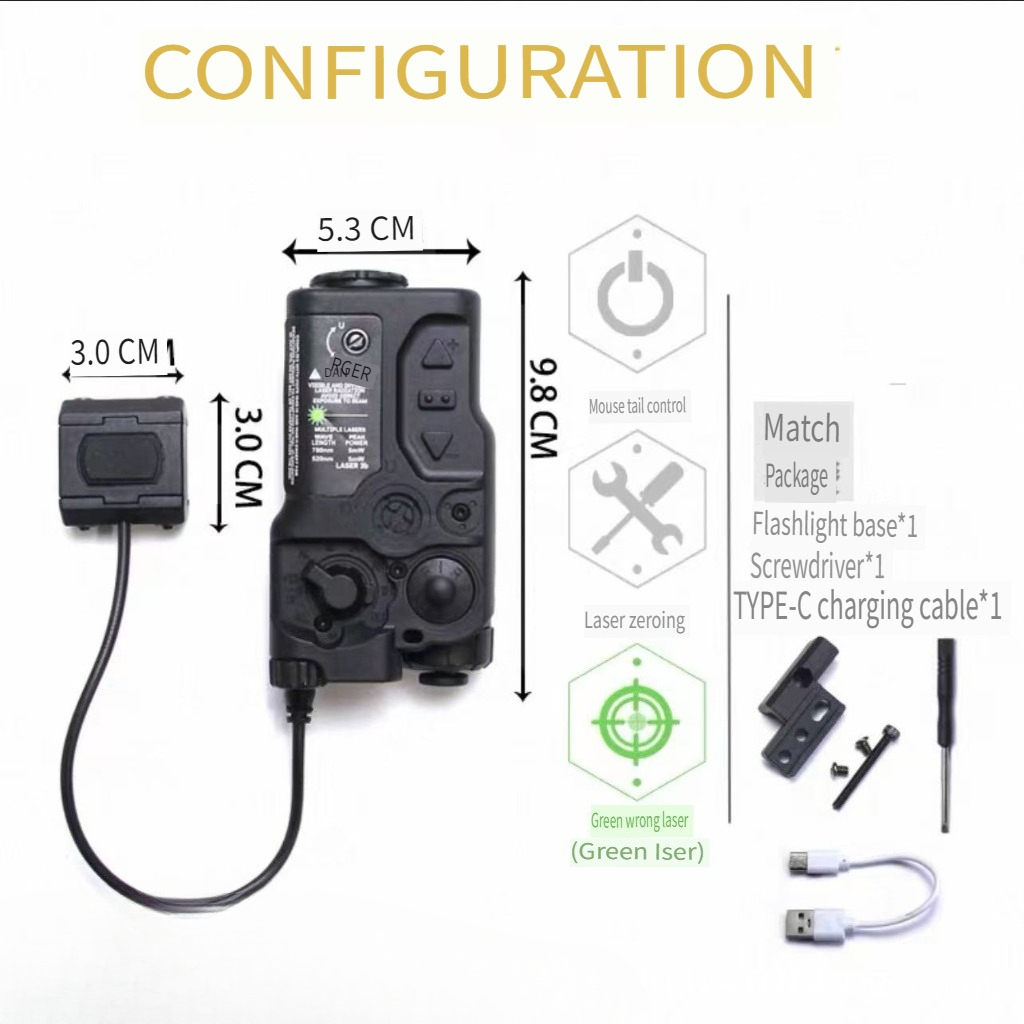 RAID-X RG Tactical Light Modul - Outdoor Lighting Replacement Parts recension och pris