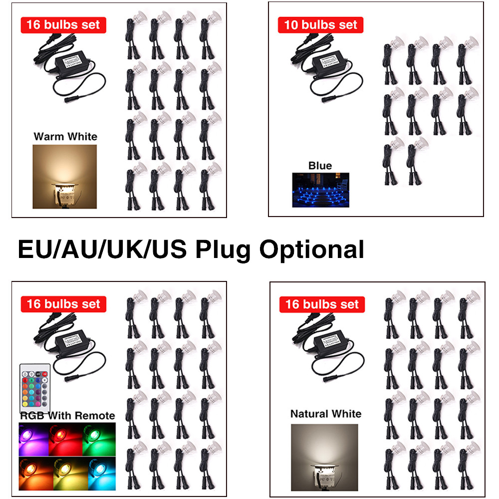 DC12V RGB LED Deck Light IP67  - Deck Step Light recension och pris