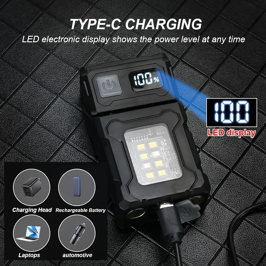 Mini USB Recharge LED Flashlig - Outdoor Lighting Panel recension och pris