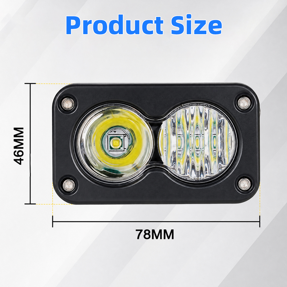 For Ridstar Q20 3Inch LED Spot - Outdoor Lighting Yellow recension och pris