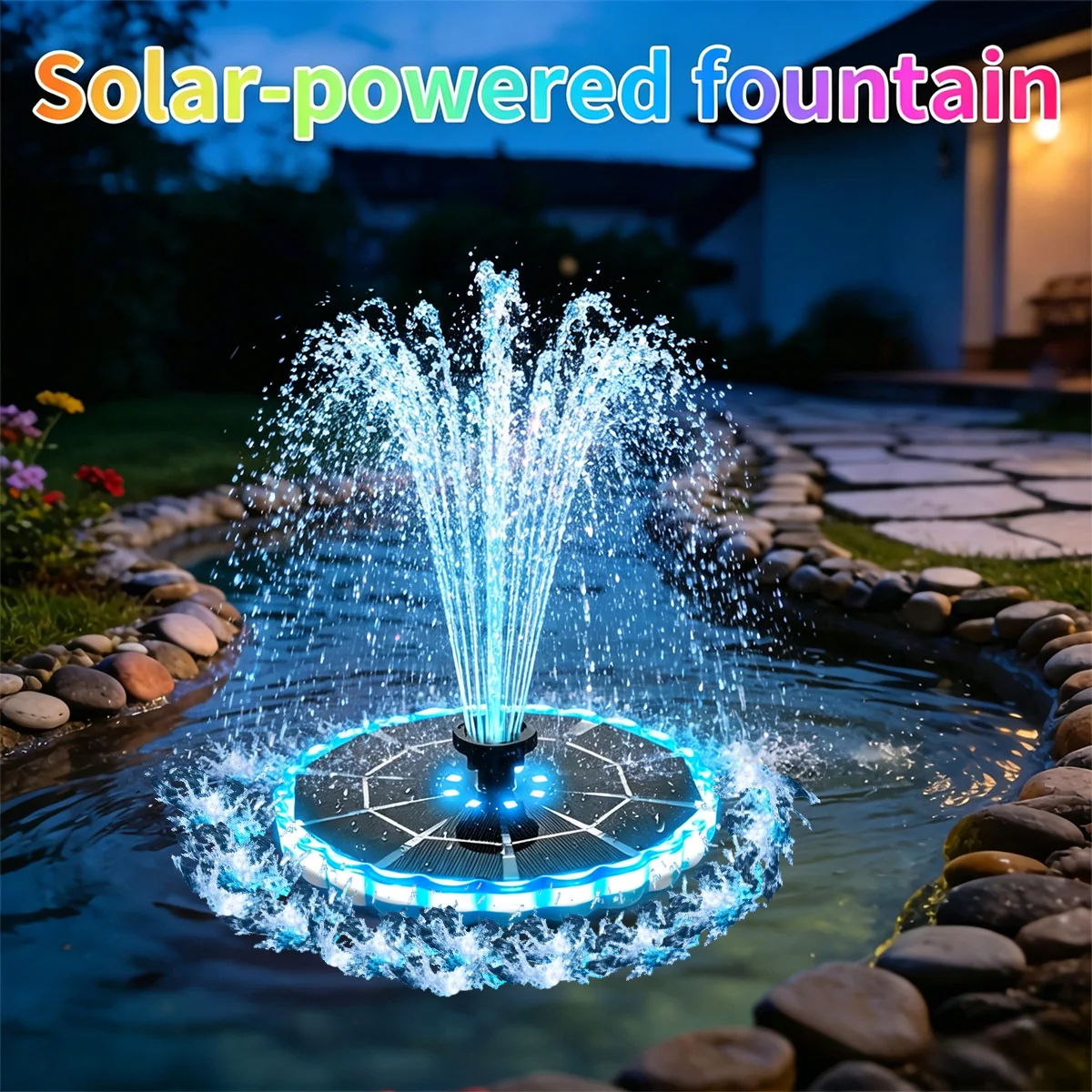 3.5W Outdoor Solar Fountain fo - Outdoor Lighting Ground recension och pris