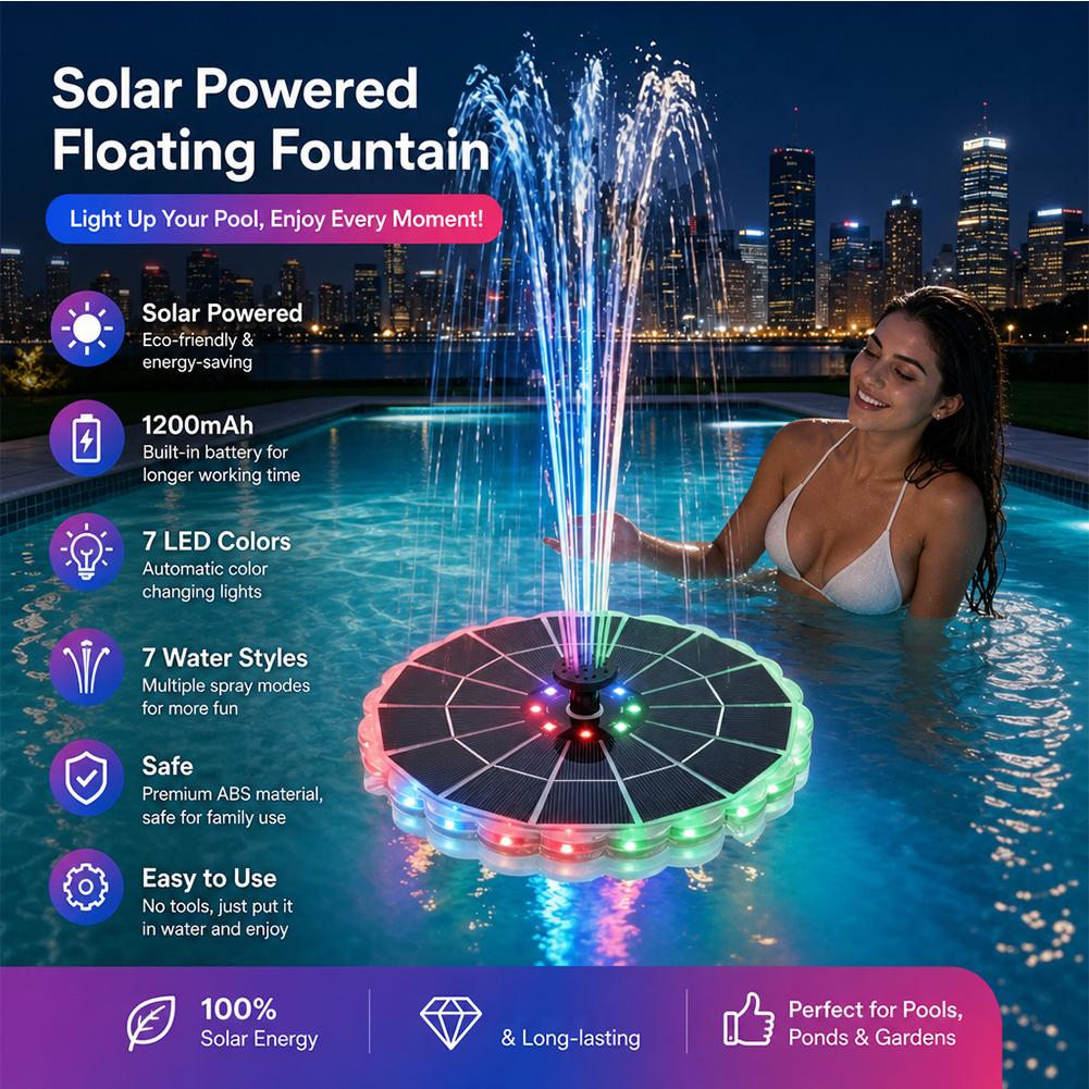 3.5W Outdoor Solar Fountain Pu - Outdoor Lighting Ground recension och pris