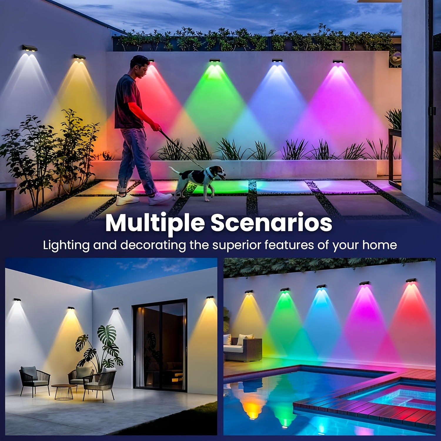 Solar Deck Lights Outdoor Wate - Deck Step Light recension och pris