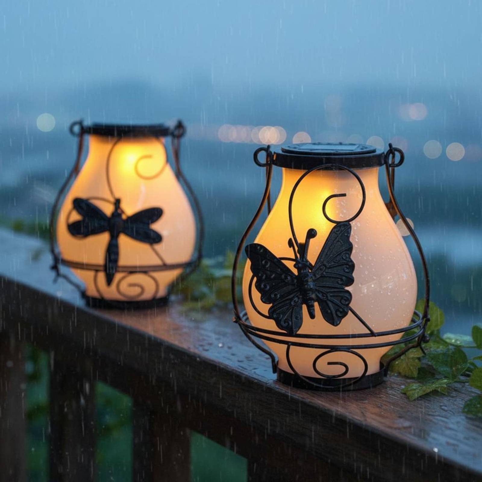 Solar Butterfly Lantern Waterp - Wall Lighting Outdoor recension och pris