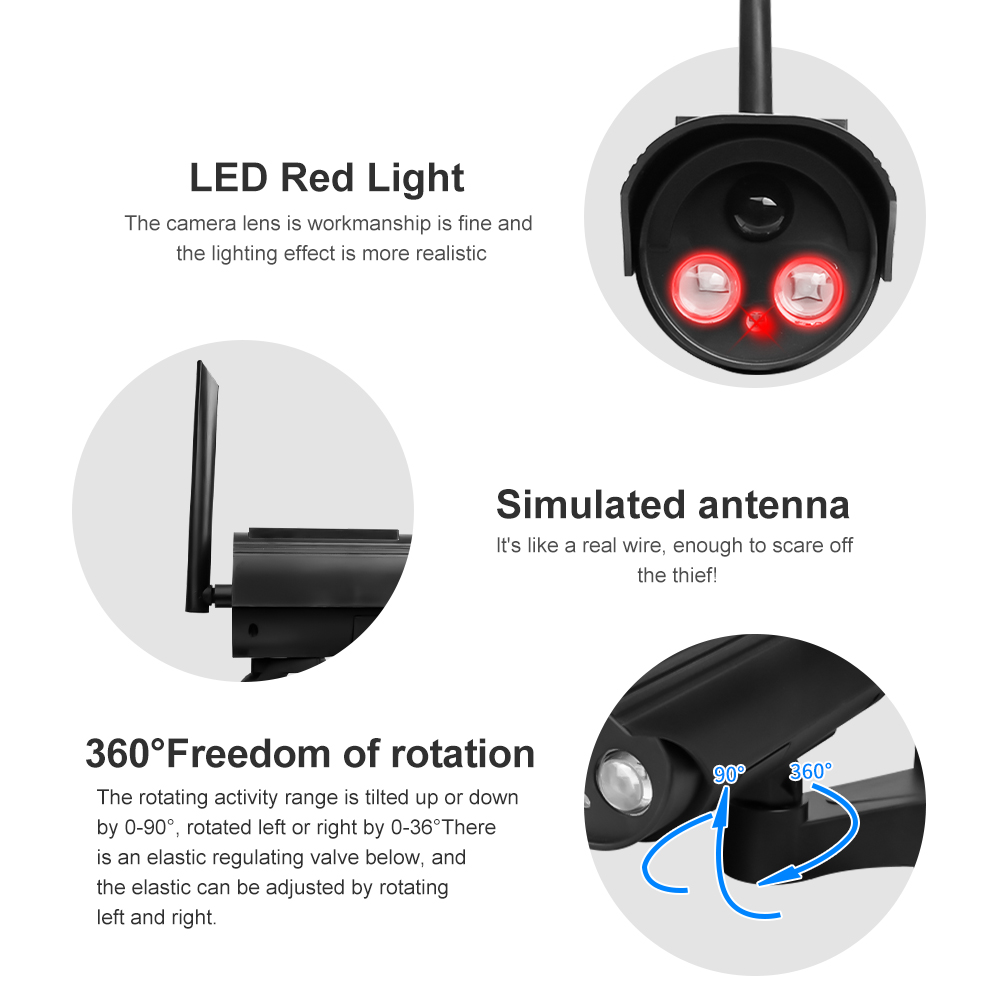 Outdoor Solar Simulation Camer - Outdoor Lighting On House recension och pris