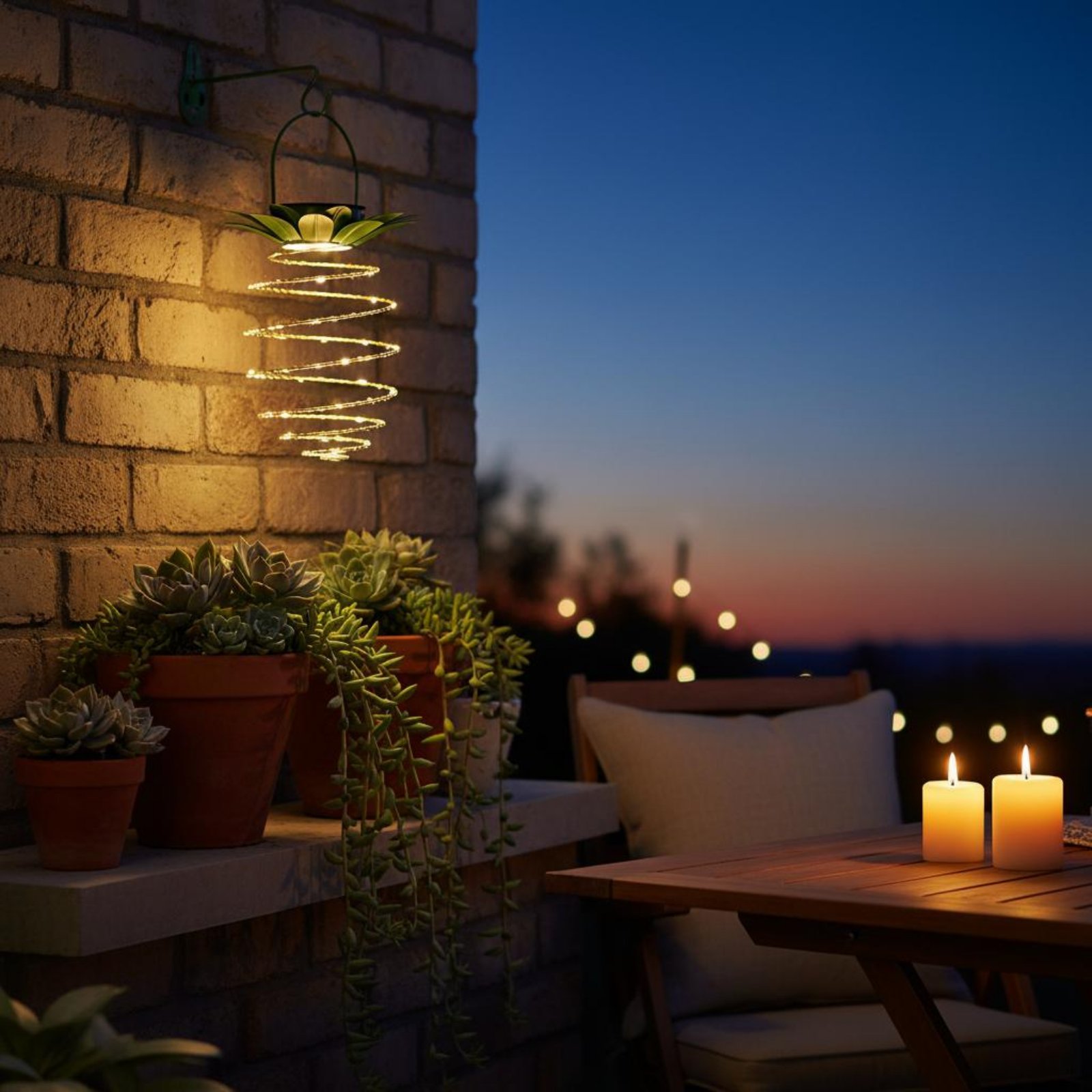 2 Pieces Solar Pineapple Lamp  - Hanging Outdoor Lighting recension och pris