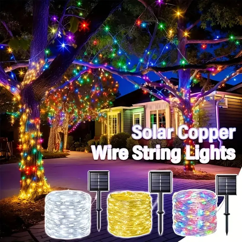 Solar Fairy LED Copper Wire Li - Outdoor Lighting On House recension och pris