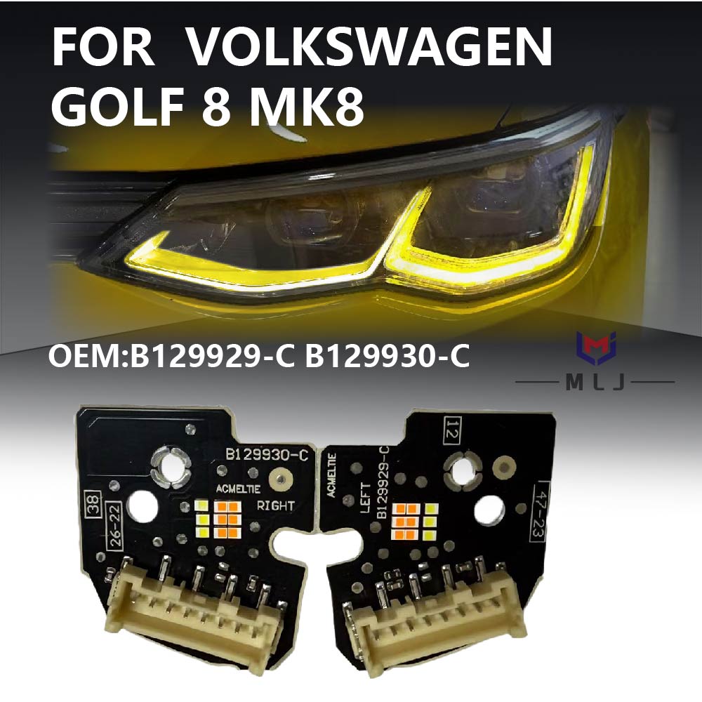 For Volkswagen Golf 8 MK8 B129 - Outdoor Lighting Yellow recension och pris