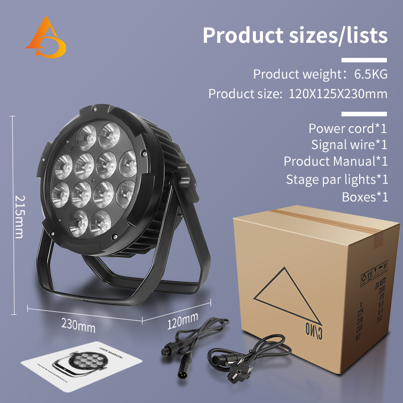 IP65 Waterproof 12X18W 6in1 Ba - Outdoor Lighting On House recension och pris