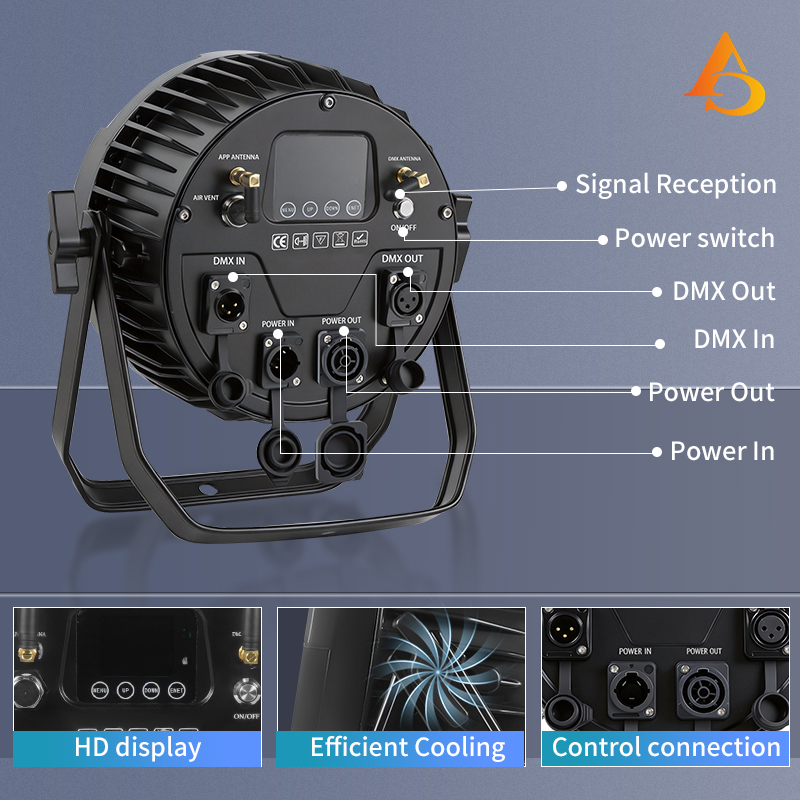 IP65 Waterproof 12X18W 6in1 Ba - Outdoor Lighting On House recension och pris