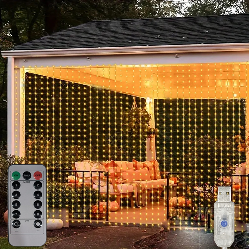 LED Garland Fairy Light Garden - Outdoor Lighting On House recension och pris