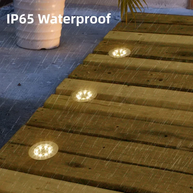4Pcs LED Solar Garden Lights O - Deck Step Light recension och pris