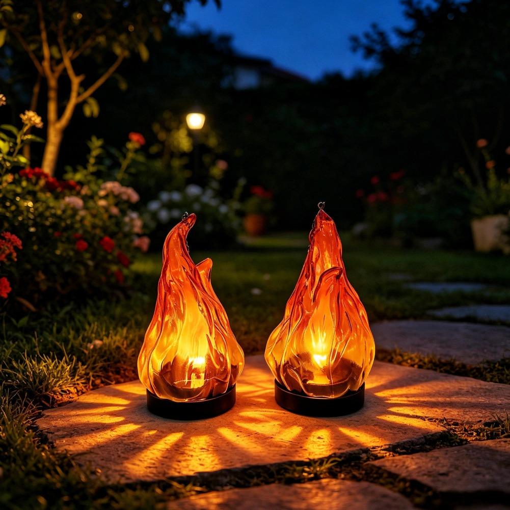 Solar Flame Hanging Lantern Li - Hanging Outdoor Lighting recension och pris