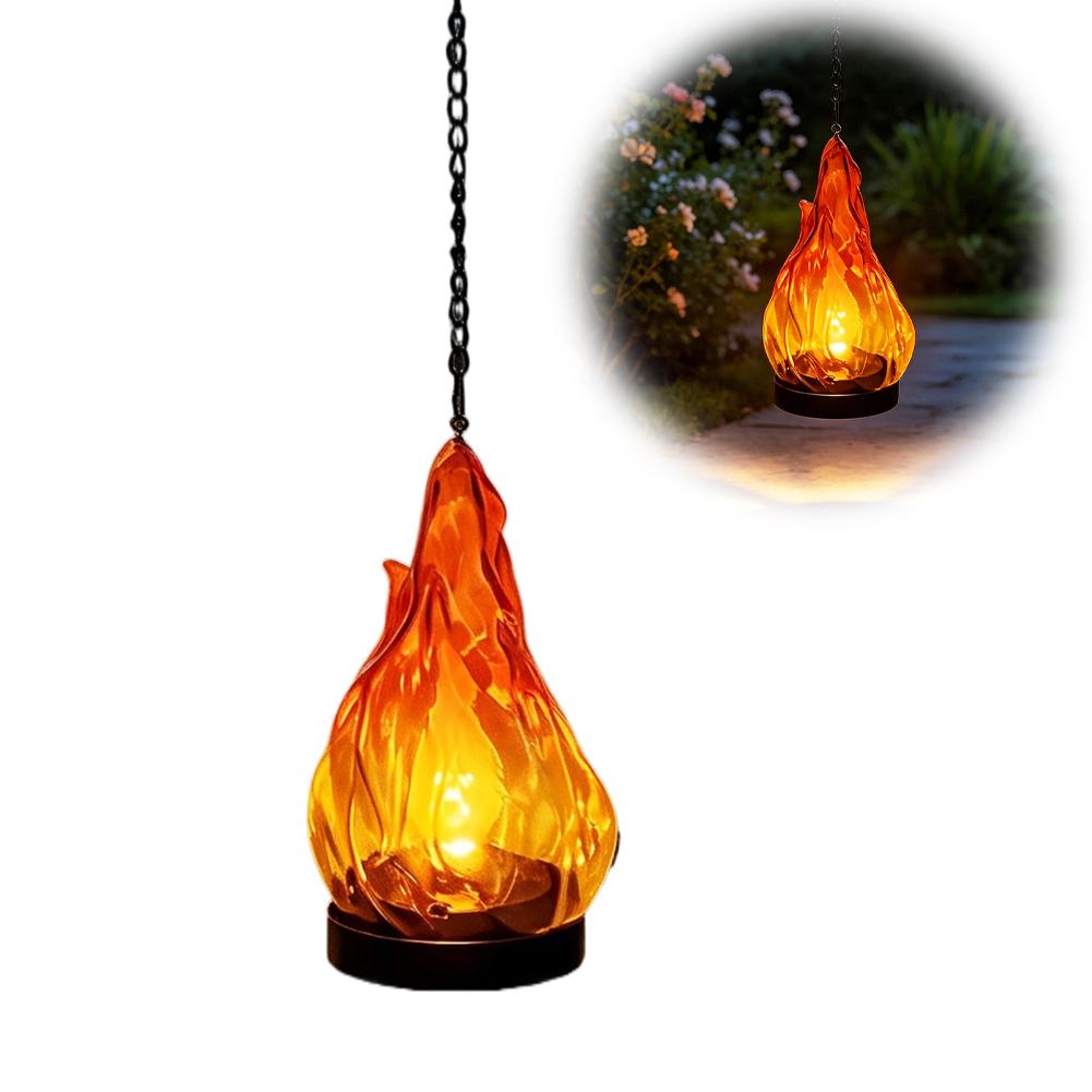 Solar Flame Hanging Lantern Li - Hanging Outdoor Lighting recension och pris